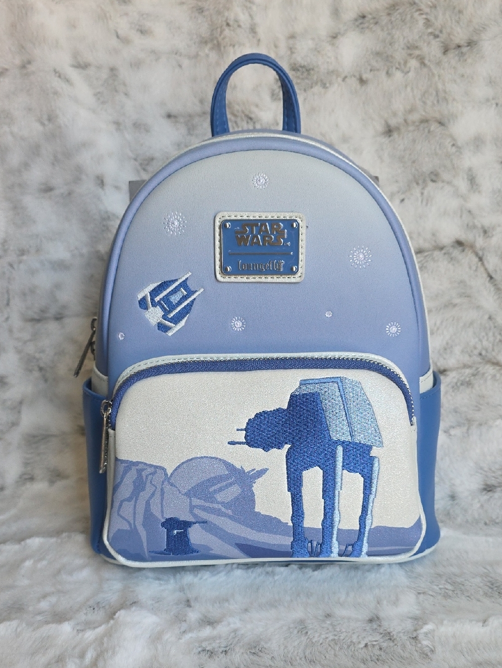 Star Wars Light Blue & Blue AT-AT Mini Backpack